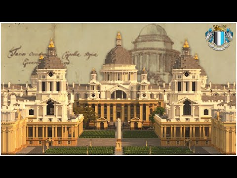 WBC Builds - Building The Greenwich Royal Naval College In Minecraft