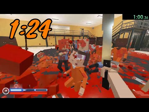 Paint the Town Red - Prison 100% Speedrun [1:24.083]