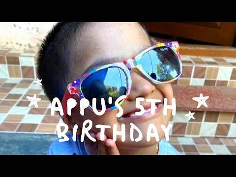 Appu's 5th Birthday | Cake cutting | B'day vlog | JB Paradise