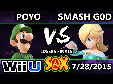 S@X 108 - Poyo (Luigi) Vs. VGz | Smash God (Rosalina) SSB4 Losers Finals - Smash Wii U - Smash 4