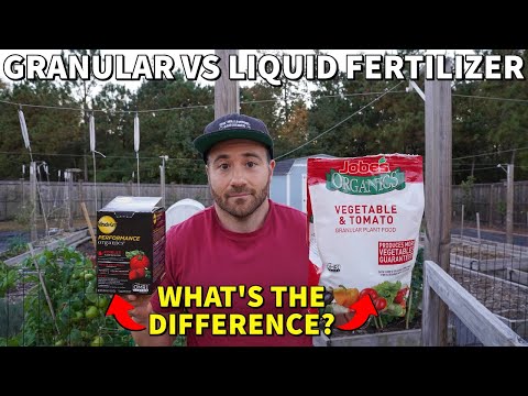 Granular VS Liquid Fertilizer: What's The Difference And How To Use Them