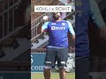 India Prep Vs Leicestershire ROHIT And KOHLI In The Slips