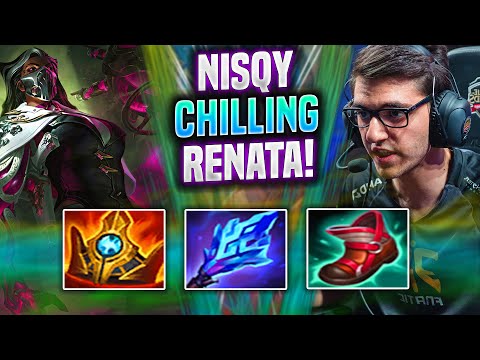 NISQY CHILLING WITH RENATA NEW CHAMP! - Nisqy Plays Renata Support vs Rakan! | Season 2022