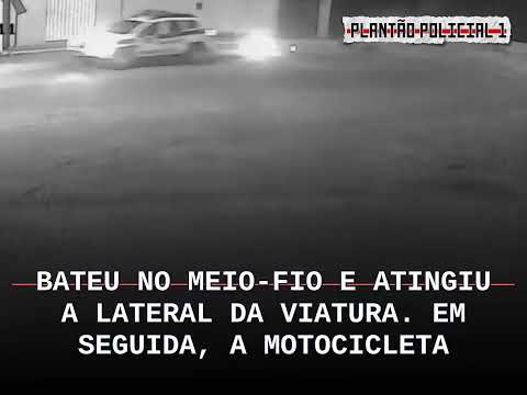 Dois jovens morrem em colisão entre moto e viatura da PM em Joaíma; vídeo registra cena