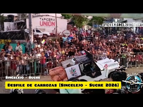 Desfile de Carrozas (Sincelejo - Sucre 2026) Desde Los Palcos. 