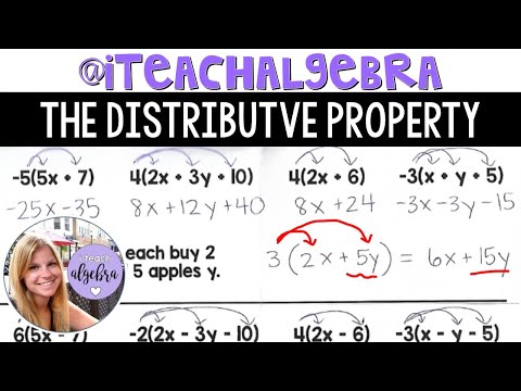 Algebra 1 - The Distributive Property