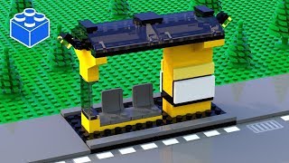 Custom LEGO City Bus Stop MOC LEGO Bus Station Spe
