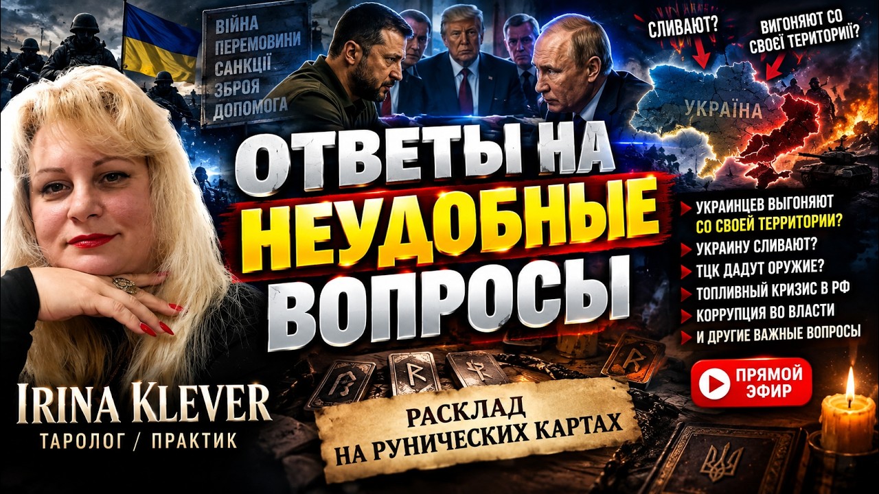 Таро прогноз Ответы на неудобные вопросы  руническими картами