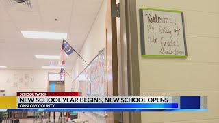 First day of school in Onslow County