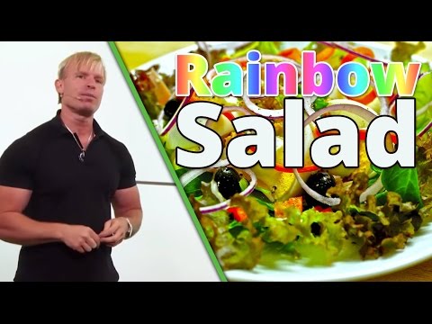 The Best Healthy Salad Recipes - Bernard Jensen & The Rainbow Salad Video