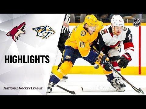 Нэшвилл - Аризона / NHL Highlights | Coyotes @ Predators 12/23/19