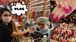 GOT MY NAILS 💅DONE FROM MY FAVOURITE NAIL SALON | ACRYLIC GEL NAIL EXTENSIONS | VLOG