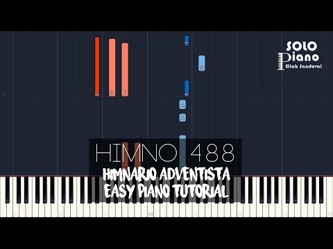 HIMNO 488 - Al andar con Jesús | Easy Piano Tutorial + Partitura