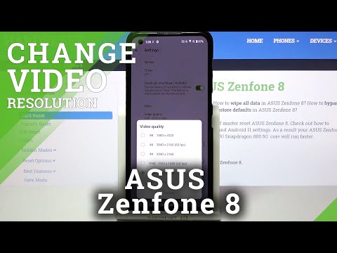 How to Change Video Resolution in ASUS ZenFone 8 – Change Video Quality Settings