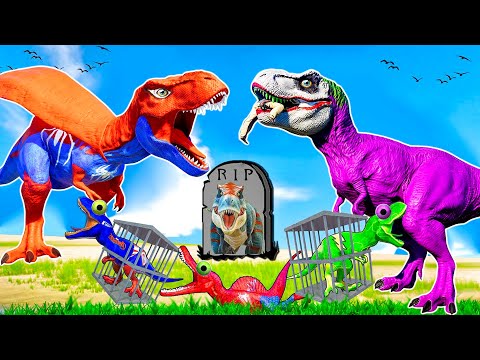 Deadpool T-Rex VS. Thanos T-Rex: The Epic Showdown || Dinosaur Channel