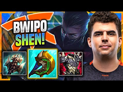 WHEN BWIPO PICKS SHEN! - FNC Bwipo Plays Shen TOP vs Camille! | Challenger TV