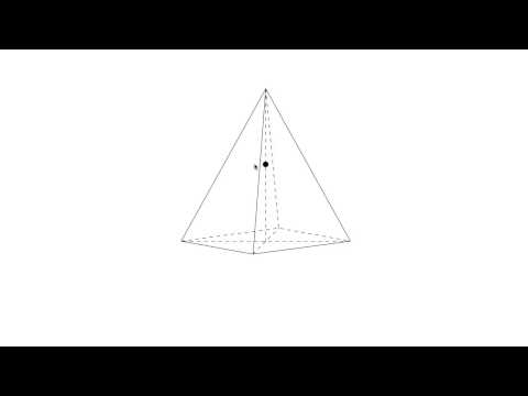 comment construire le patron d'une pyramide a base triangulaire