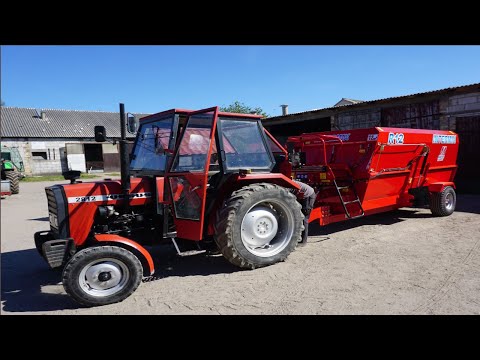 12 m3 paszowóz INTERMIX z 38-konnym Ursusem 2812 - I NIE MA RZECZY NIEMOŻLIWYCH!