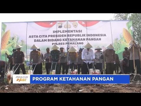 POLRES PEMALANG KETAHANAN PANGAN TEBAR BENIH IKAN DAN JAGUNG