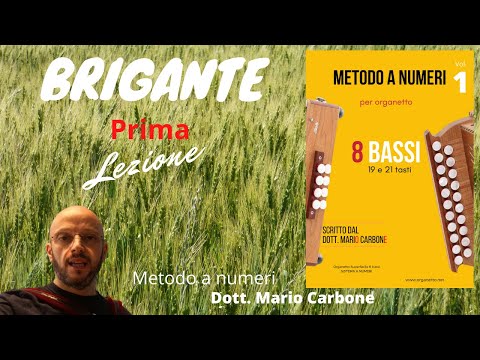 8-Bass Lesson - 1st Lesson - Brigante - Number Method for 8-Bass Guitar by Dr. Mario Carbone