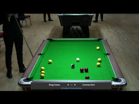 Festival of Pool - Men's Senior Last 64 -  Greg Casey v Cormac Kerr 2