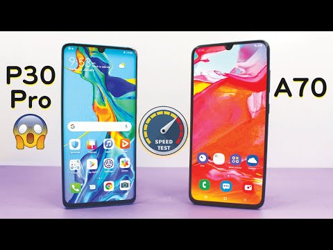 Huawei P30 Pro vs Samsung Galaxy A70 Speed Test! Flagship vs Mid Range😱