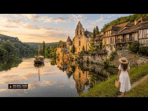 The Secret Village Time Forgot | Beaulieu-sur-Dordogne France 4K Walking Tour