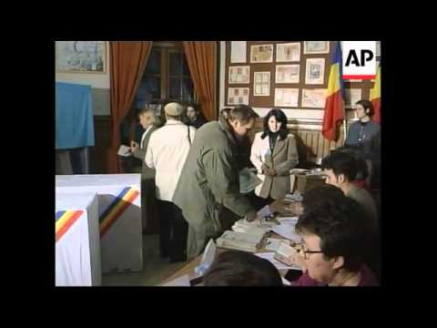 ROMANIA: ELECTIONS TAKING PLACE