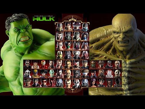 Mortal Kombat 9 - HULK & ABOMINATION MOD - Expert Tag Ladder - Gameplay @(1080p) - 60ᶠᵖˢ ✔