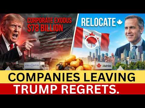1 MIN AGO 5 Major US Companies RELOCATE to Canada — $78B Corporate Exodus Stuns Wall Street