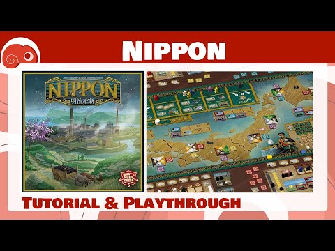 Nippon - 2p - Tutorial e partita completa con discussione finale