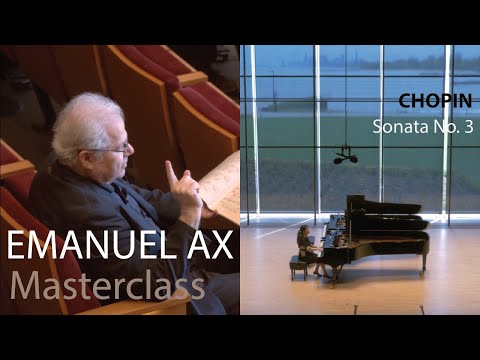 Emanuel Ax Masterclass: Chopin Sonata No. 3 Op. 58 | 엠마누엘 액스 마스터클래스 쇼팽 소나타 3번