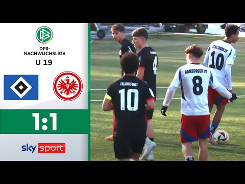 In Unterzahl: SGE rettet Remis! | Hamburger SV U19-Eintracht Frankfurt U19 | U19 DFB-Nachwuchsliga