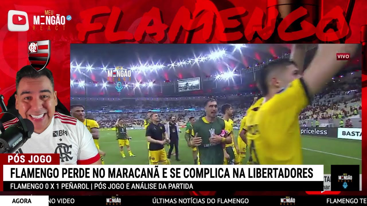 FLAMENGO PERDE no MARACANÃ e TITE É DURAMENTE CRITICADO ! FLAMENGO 0 X 1 PEÑAROL | PÓS JOGO