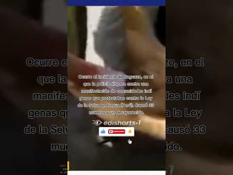 la masacre de el baguazo.
