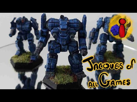 My first guide to painting Battlemechs! (Battletech - 13th Donegal Guards)