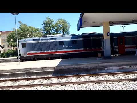 Intercity Jonico a Catanzaro Lido! D445 IN LIVREA ICS