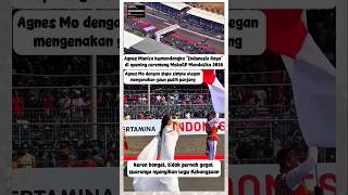 Download lagu Agnes Monica sings the Indonesian national anthem, Indonesia Raya, in Mandalika #shortvideo #arti... mp3