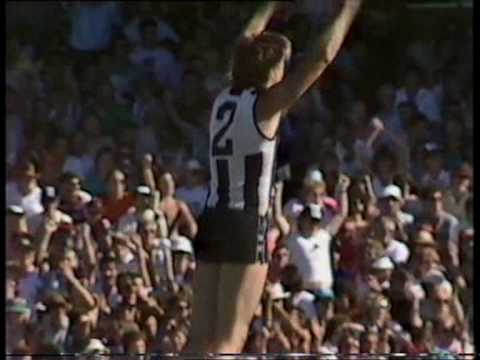 Collingwood's Favorite Son Billy Picken Kicking 2 Goals in 2 Minutes 1986