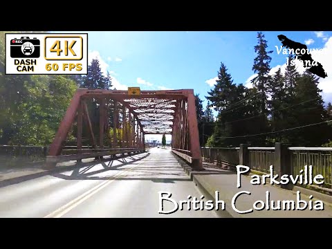 Scenic Drive Through Parksville 🚗 | 4K Journey in British Columbia 🇨🇦