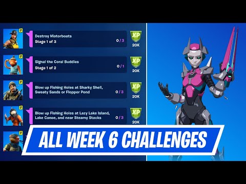 All Week 6 Epic and Legendary Quests Challenges Guides in Fortnite Chapter 2 Season 5