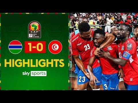 Gambia vs Tunisia 1-0/ Goal and Extended Highlights/ #totalenergiesafcon2021