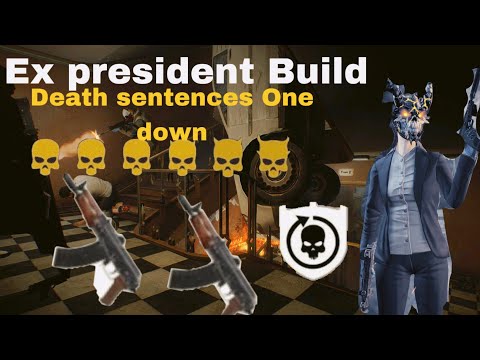 PAYDAY 2 - Ex president Build - Death Sentence One Down - full loaded ace & Akimbo krinkov (Console)