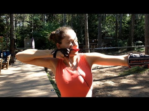 Anna lernt Bogenschießen - Teil 2 - Zuggewichte