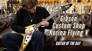 Video thumbnail for Gibson Custom Shop Korina Flying V | Guitar of the Day by Normans Rare Guitars