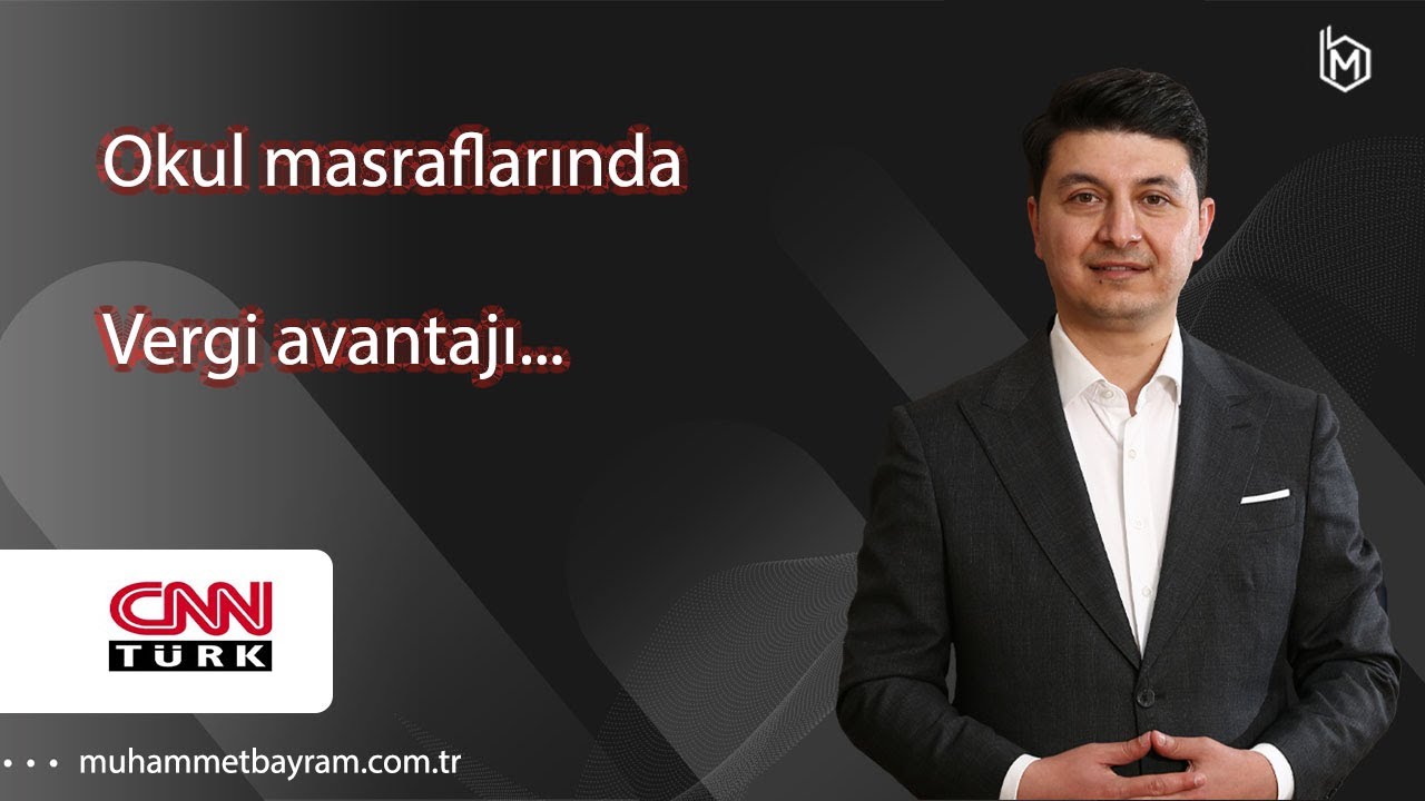 Okul masraflarında vergi avantajı...