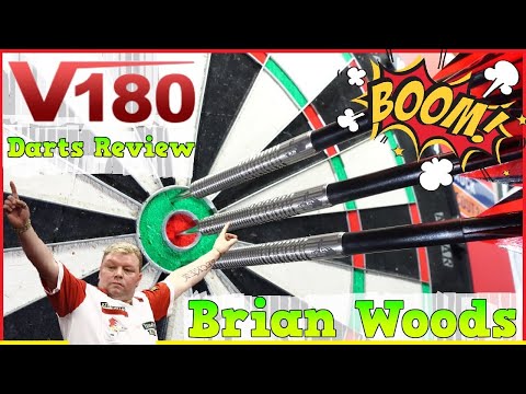 V180 BRIAN WOODS 24g Darts Review - HUGE Average!