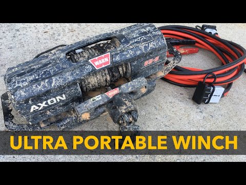 Ultra Portable Front or Rear Winch Wire Up: Warn Axon 55-S