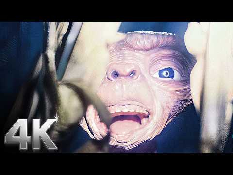 Elliott’s Terrifying First Encounter | E.T. the Extra-Terrestrial | CLIP 💥 4K