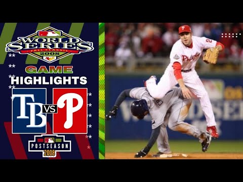 Tampa Bay Rays vs Philadelphia Phillies | Game 5 | MLB World Series 2008